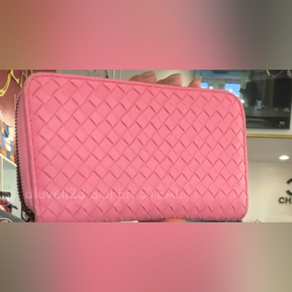 Bottega Veneta zip around long wallet